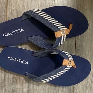 Nautical sandals worn once size 8